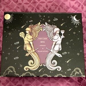 Mystical Tarot Card Set with Guidebook - Black and Gold